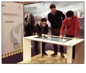 Tavolo Tactive a Job Orienta